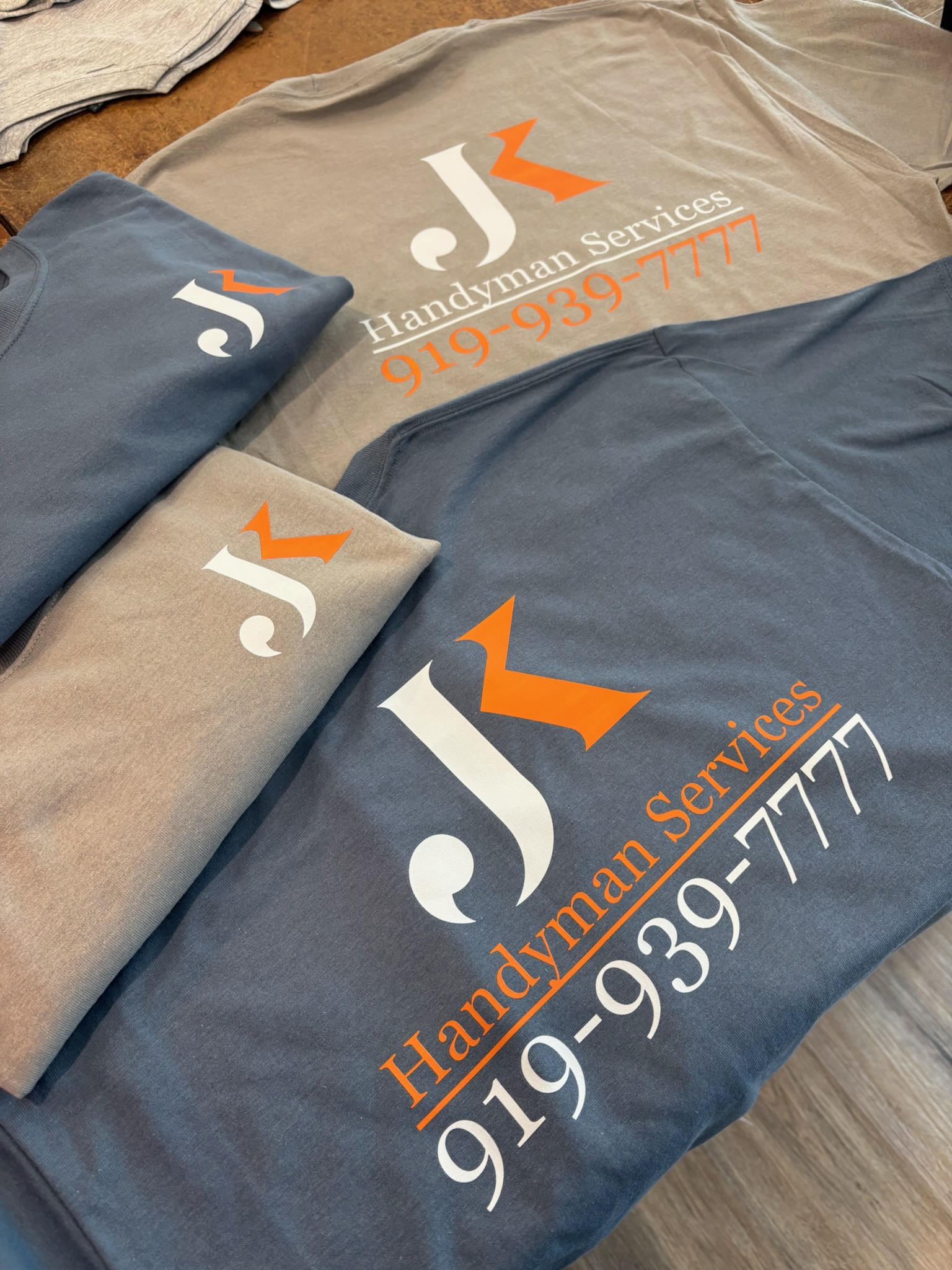 JK Handyman Services DTF shirts