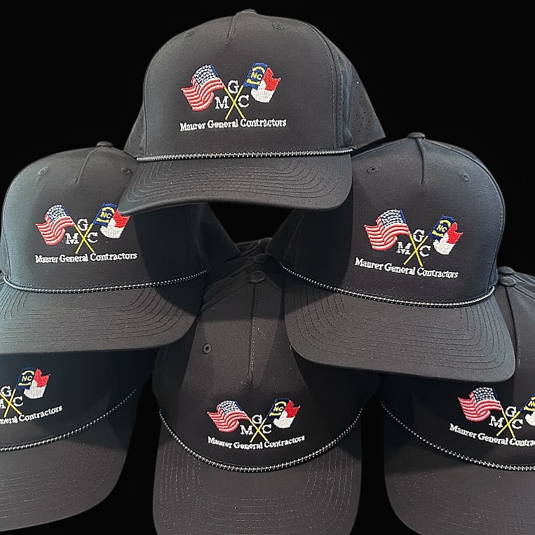 Maurer General Contractors embroidered hats