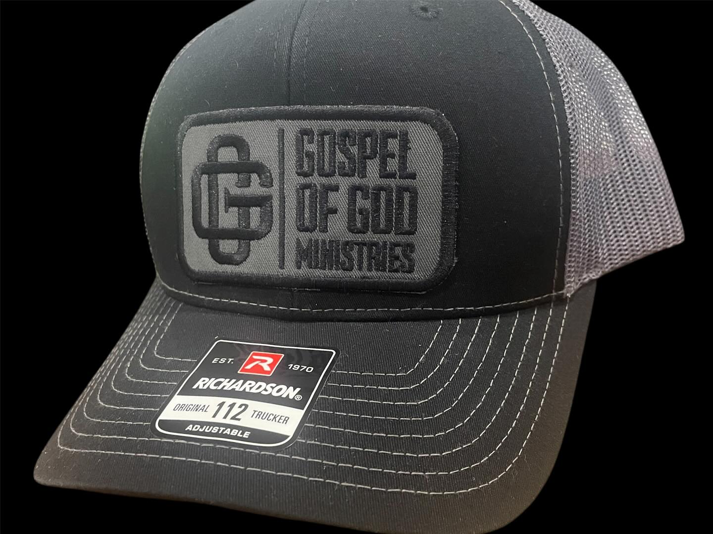Gospel of God Ministries puff embroidered patch hat